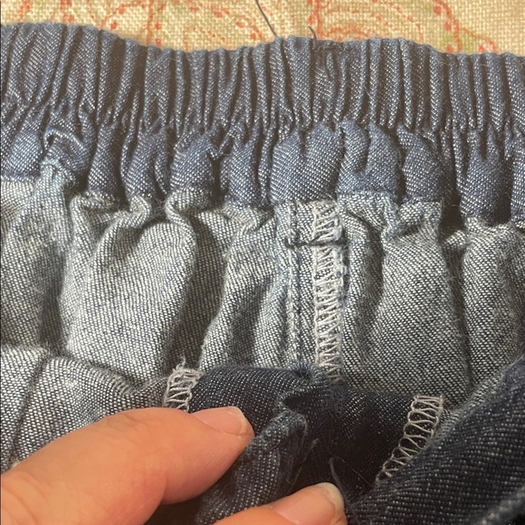 Monthorigin High Rise Drop Crotch Distressed Denim Jeans - Picture 11 of 16